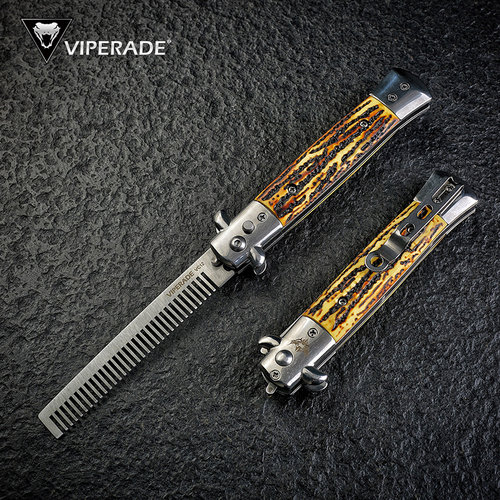 仿生鹿角 不锈钢梳体