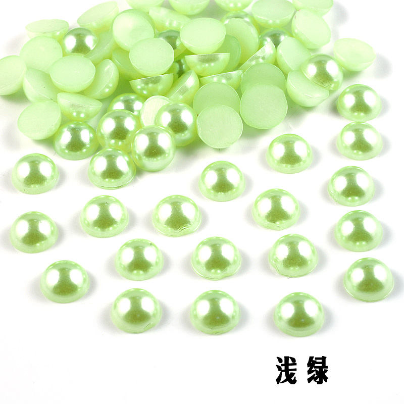 diy平底半圆手机壳材料包散珠