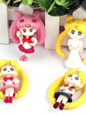 立体美少女公仔玩偶奶油胶手机壳手工DIY材料钥匙扣挂件饰品配件