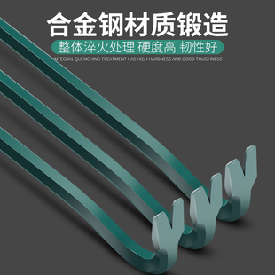 车用防身工地羊角起钉器工业级撬棍特种钢撬棒撬杠翘棍工具铁钢钎