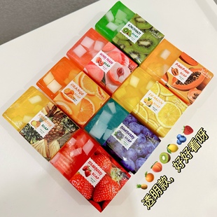 冷门!好闻!悦利加水晶布丁水果味香皂葡萄水蜜桃草莓沐浴香薰皂