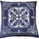 全棉复古靠枕拉链款 民族风 蓝印花布抱枕套不含芯 乌镇