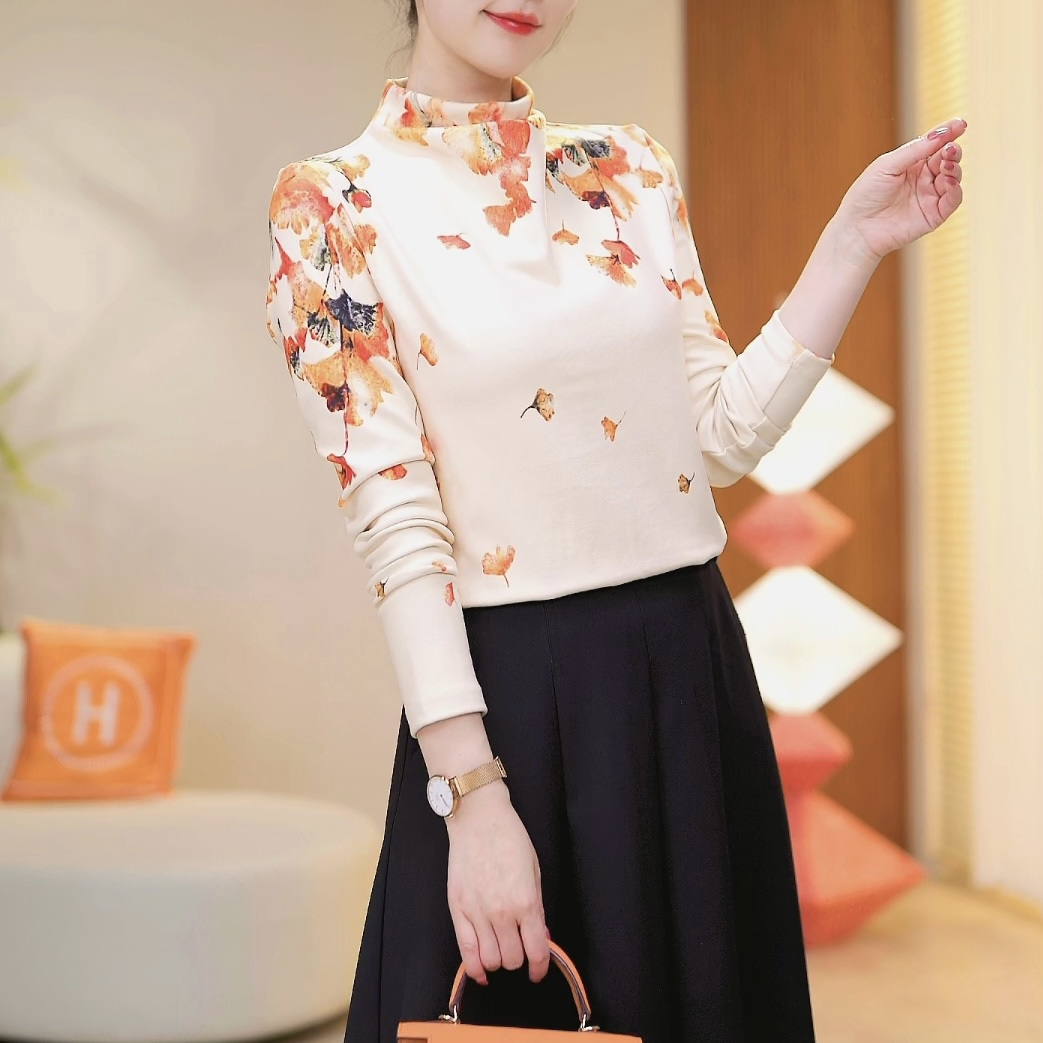 秋意浓·时尚气质新款宝宝绒秋冬打底外穿保暖显瘦遮肉百搭上衣新