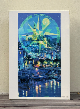 绝版 Central Hobby 日本进口拼图 世倉铁平 Menton 芒通 1000片