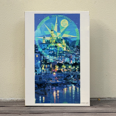 绝版 Central Hobby 日本进口拼图 世倉铁平 Menton 芒通 1000片