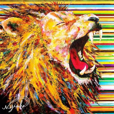 塑料土居虹亮狮子心拼图3D-JP