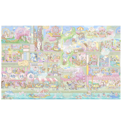 塑料拼图绝版动物3D-JP