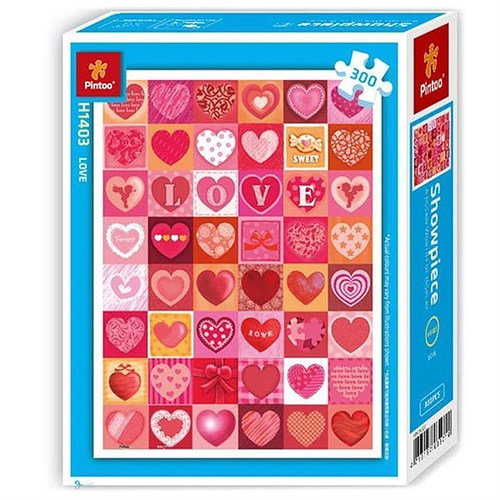 Pintoo3DJP绝版拼图LOVE300片