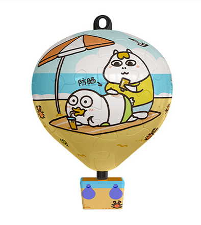 现货3d-jp立体拼图沙滩假日28片