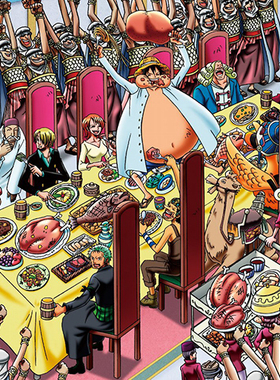 绝版现货 日本Ensky进口拼图 海贼王 ONE PIECE 海贼盛宴 1000片