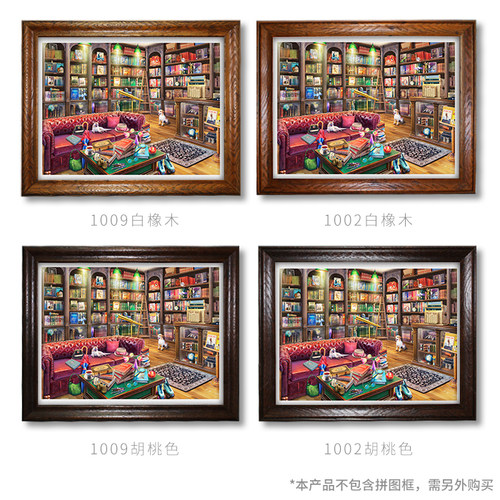 塑料平面高档实木框不含实