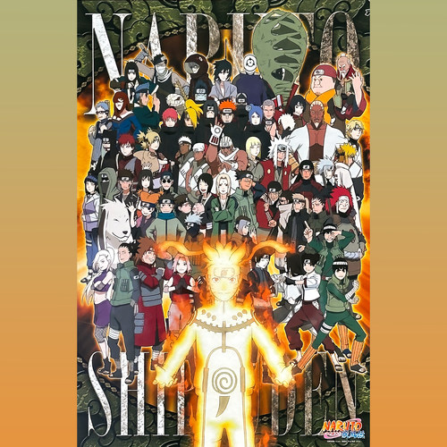 绝版 日本Ensky进口拼图 NARUTO 火影忍者十周年纪念版 1000片