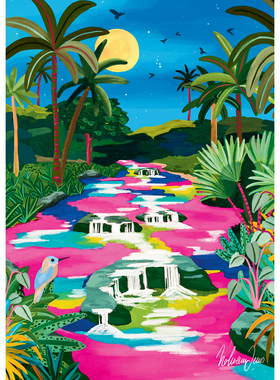 现货 法国 Pieces Peace 进口拼图 哥伦比亚 卡诺水晶河 500片