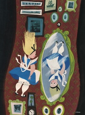 绝版现货 日本Tenyo进口拼图 爱丽丝梦游仙境 透明亚克力 266片