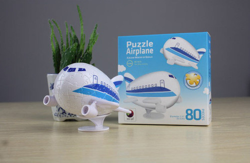 飞机蓝天航空立体拼图3D-JP