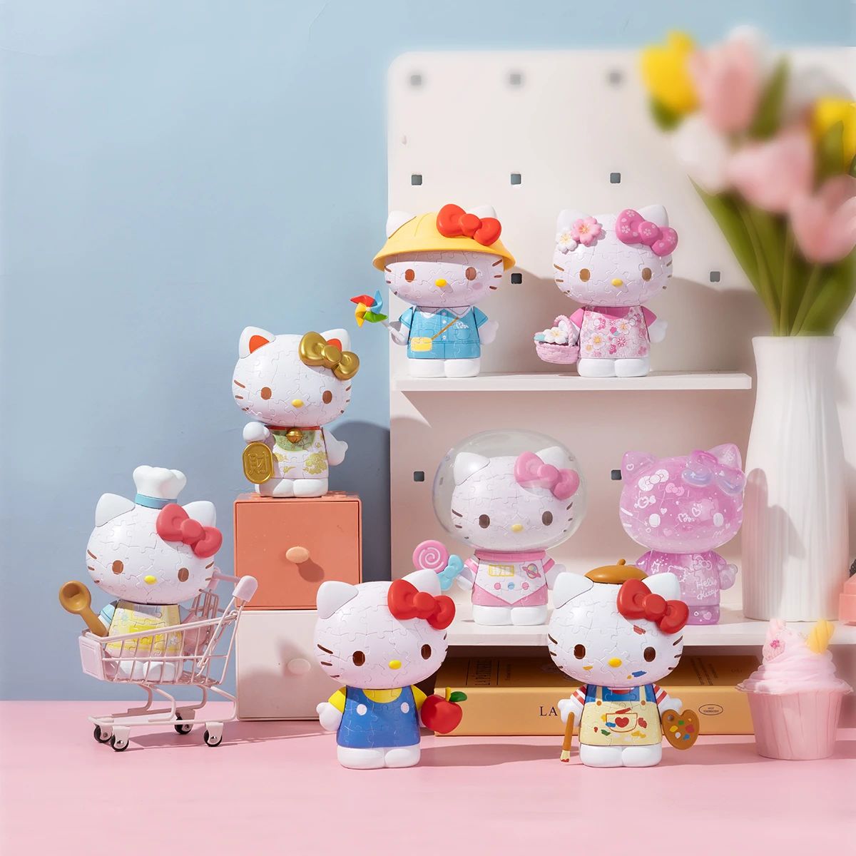 立体拼图3D-JP手办凯蒂猫