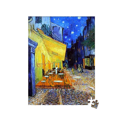 星空下的咖啡屋塑料拼图150片