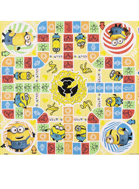 现货 3D-JP小黄人系列趣味飞行棋拼图500片娱乐游戏香蕉争霸 3djp