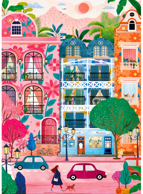 现货包邮 法国 Pieces and Peace 进口小众拼图 花的力量 1500片