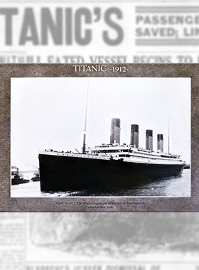 绝版现货 Central Hobby 日本拼图 泰坦尼克 TITANIC 首航 1000片