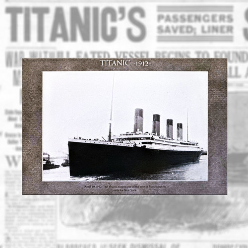 绝版现货 Central Hobby 日本拼图 泰坦尼克 TITANIC 首航 1000片