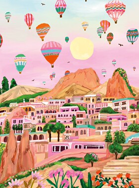 法国Pieces&Peace进口拼图 土耳其卡帕多西亚 热气球 1000/1500片