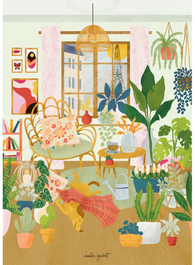 现货 法国 Pieces and Peace 进口小众质感拼图 温馨的家 500片