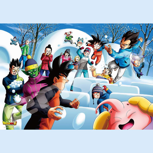 绝版现货 日本Artbox进口拼图 动漫 龙珠超 打雪仗 1000片
