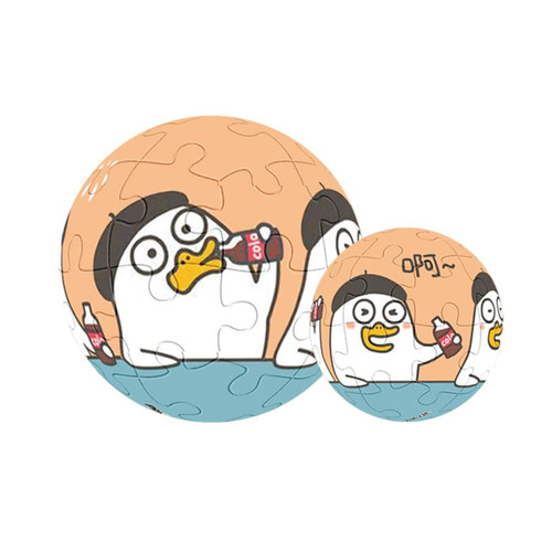 立体钥匙扣绝版拼图小刘鸭3D-JP