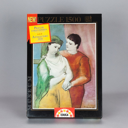 绝版现货 西班牙EDUCA进口拼图 名画 Picasso毕加索 恋人 1500片
