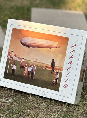 绝版 Papel Creation 日本进口拼图 Zeppelin 齐柏林飞船 500片