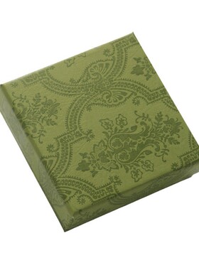 【怀瑾】抹茶绿饰品礼盒通用正方形天地盖礼盒硬盒 礼品盒手链