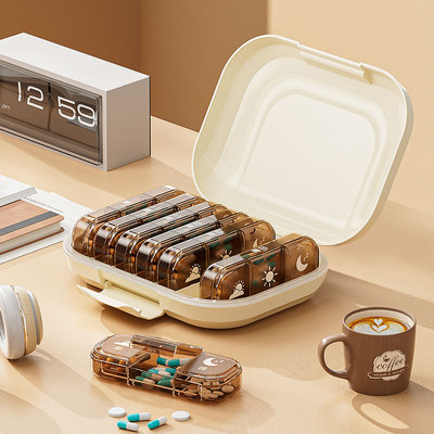 密封收纳21分格家用便携式小药箱