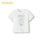 商场同款 巴拉巴拉童装 儿童短袖 女童t恤2025款 夏速干凉感上衣
