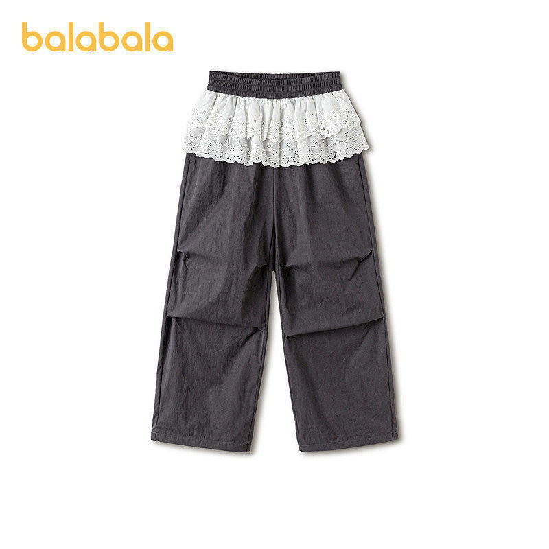【balaOne】巴拉巴拉童装儿童裤子女童2026春装新款工装裤假两件,童装/婴儿装/亲子装,工装裤,淘宝优惠券,粉丝福利购,淘宝优惠卷