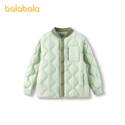 巴拉巴拉羽绒服男女童外套秋冬
