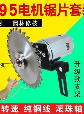 895电机大扭力大功率双滚珠轴承12-24V高速小型园林高枝修剪马达