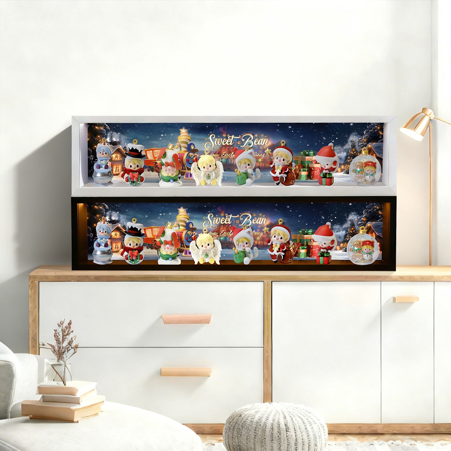 木质长方体展示盒办公室收藏