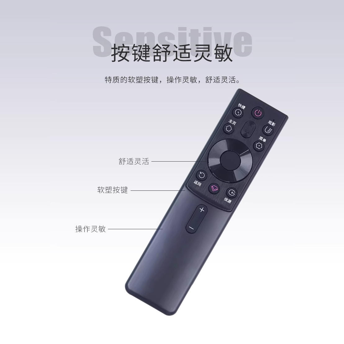 适用长虹电视语音遥控器RBG400VC 55/65G7S/G7 D6H