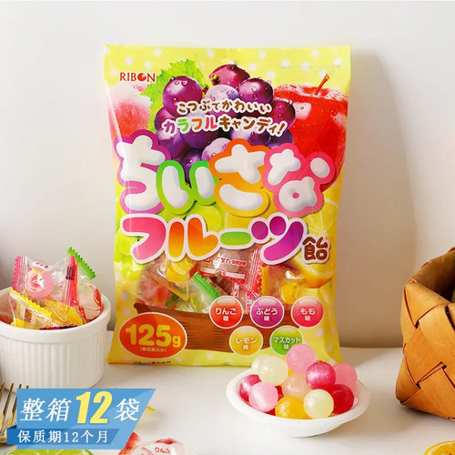 日本进口理本水果糖5味什锦硬糖