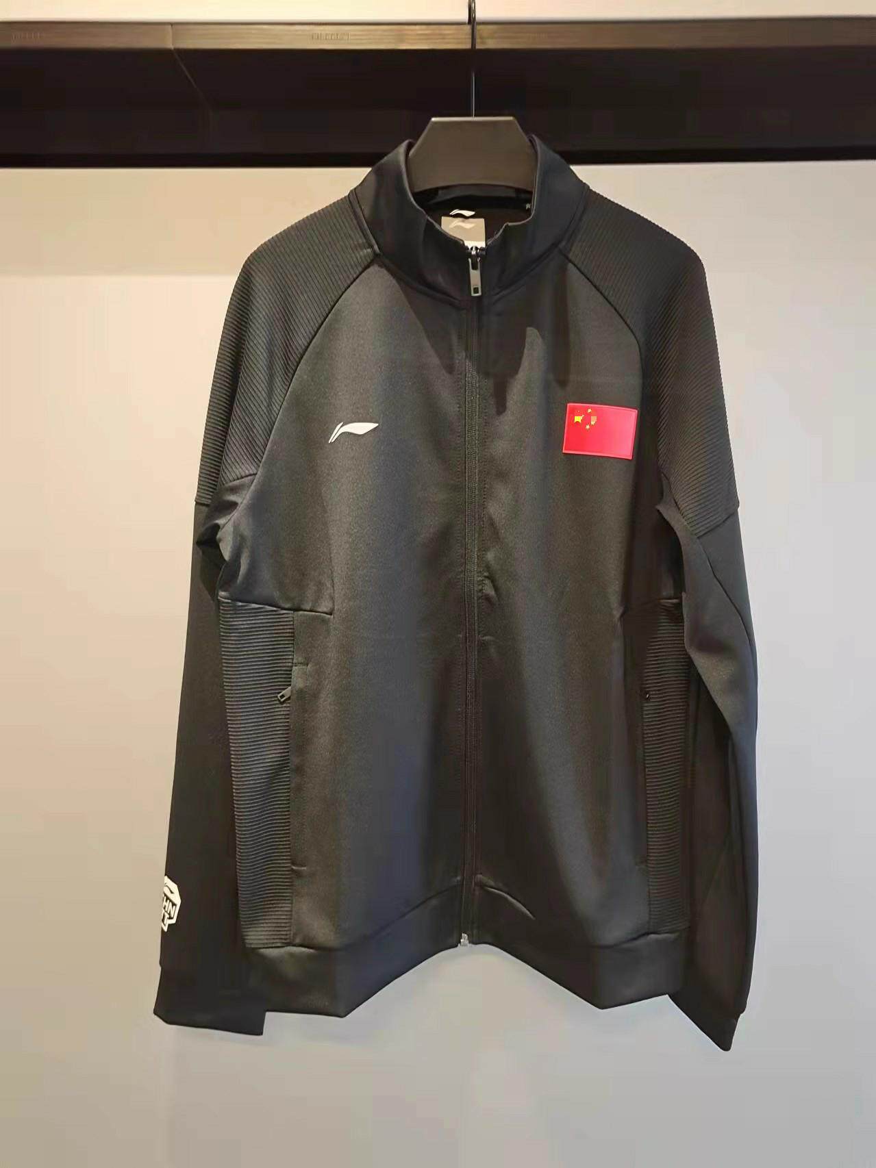李宁乒乓球训练运动服长袖上衣比赛服领奖服 男女款 卫衣外套秋款