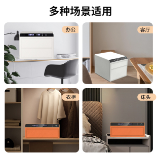 中国抽屉保n险柜家用指纹上下双层抽屉式 新品 保险箱入衣柜手机