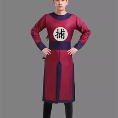 新选少年衙役服装古装明朝御前侍卫F衙门官差官兵武松捕快表演出