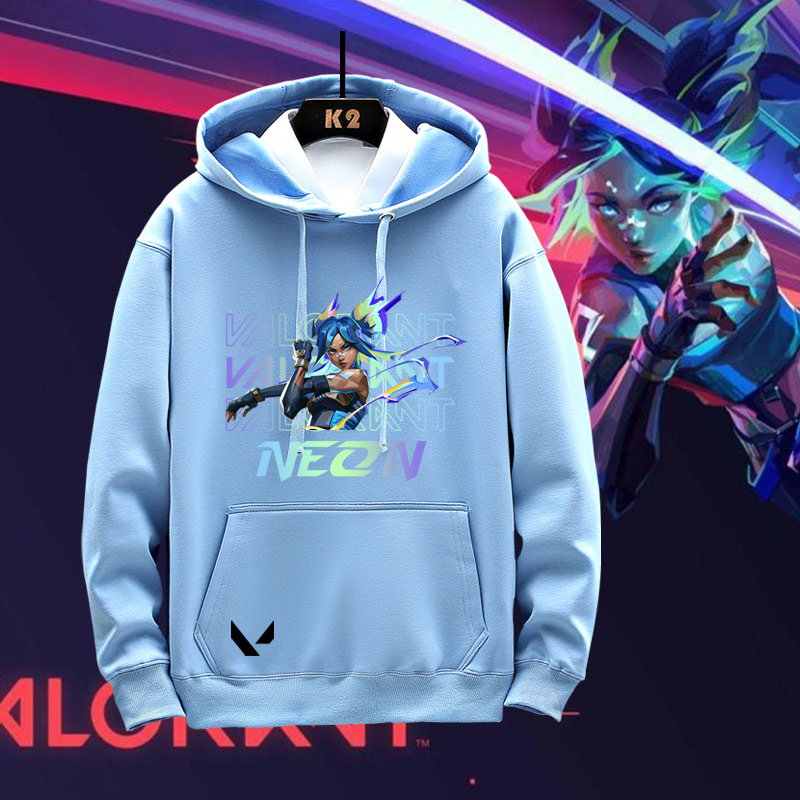 无畏契约霓虹加绒卫衣外套