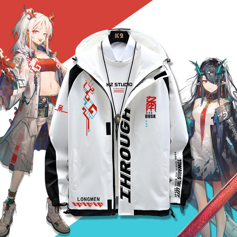 明日方舟干员年夕联名男连帽夹克