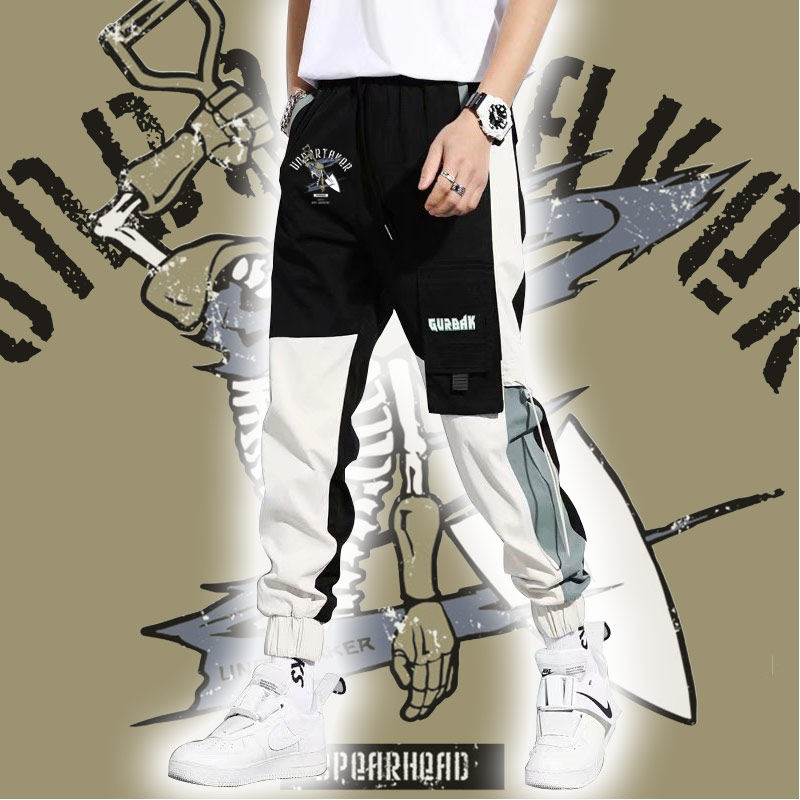 86不存在的地域战区动漫周边裤子送葬者标志卫裤男女工装长裤潮ne