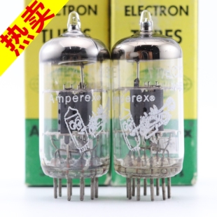 全新荷兰吹喇叭Amperex ECC81/12AT7/6201方/圆环灰屏ecc81电子管