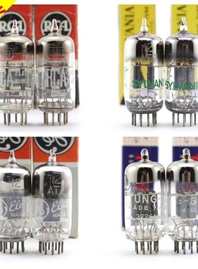 全新美国原盒喜万年/RCA/GE 12AT7/ECC81/6201带方环12at7电子管