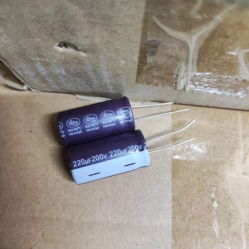 议价200只 200v220uf台产立隆高频低阻长寿命铝电解可维修