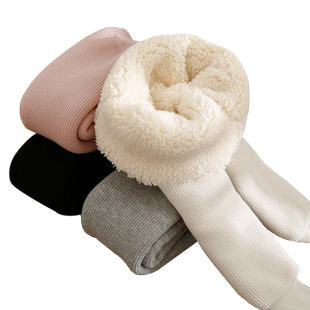 女童打底裤加绒加厚冬季外穿宝宝一条过冬保暖儿童连裤袜北方特厚